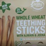 Early Foods Organic Whole Wheat Ajwain Jaggery Teething Sticks-Healthy stick-By sumi