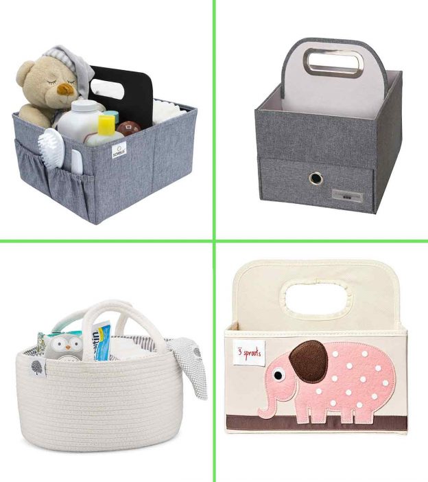 Newborn & Infant Portable Car Travel Storage Bag Changing Table Organizer Blue Nursery Essentials Storage Bin for Diapers Sorbus Baby Diaper Caddy Organizer Great Baby Shower Gift Wipes & Toys