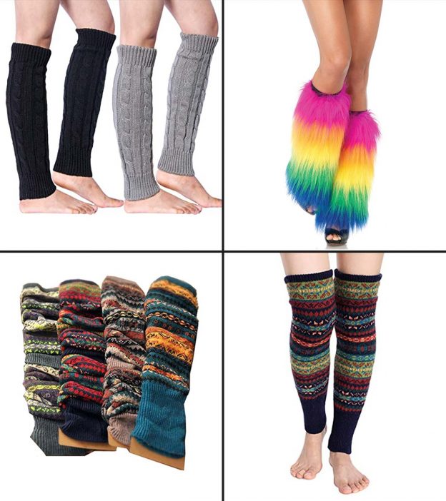 Shineweb Womens Over Knee Winter Warm Knit Footless Leg Warmers Legging