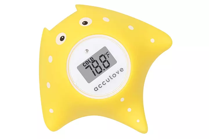 Acculove Yellow Fish Baby Bath