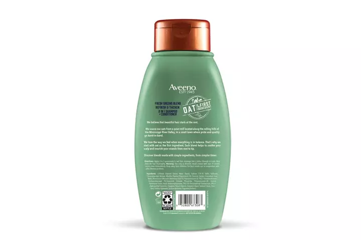 Aveeno Fresh Greens Blend 2-In-1 Shampoo + Conditioner