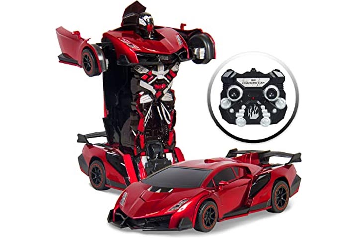 Best Choice Products Cherry Charge Transforming RC Robot