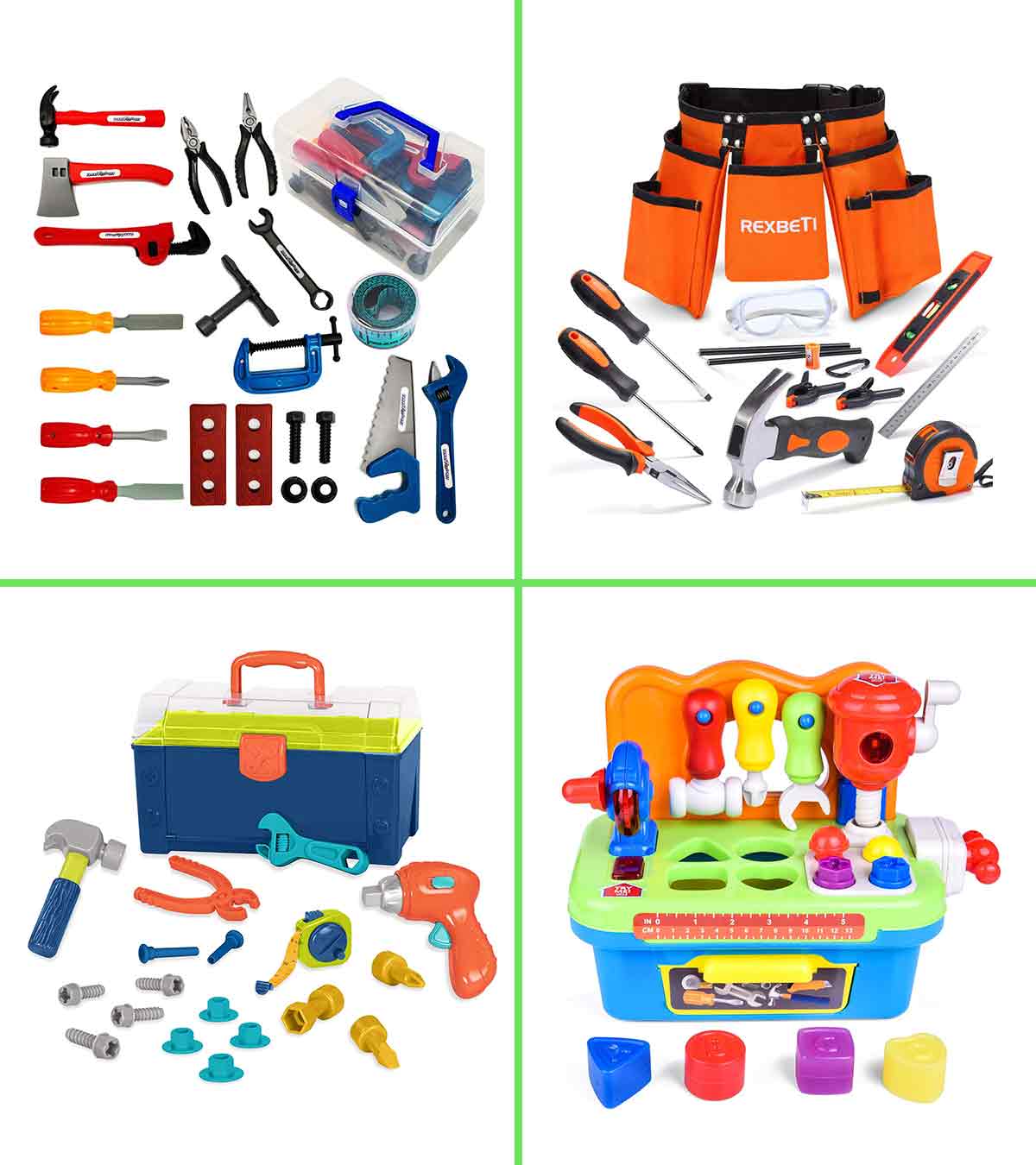 Kids Tools DIY Kit Pretend Play Mechanic Construction Toys Set Child Boys 