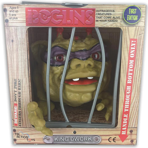 Boglins Foam Monster Puppet Red Eyed King Dwork
