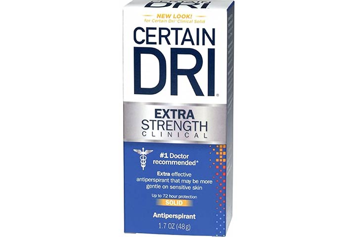 Certain Dri Antiperspirant Solid For Excessive Perspiration