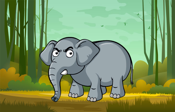 Chaddanta Elephant In Hindi-1