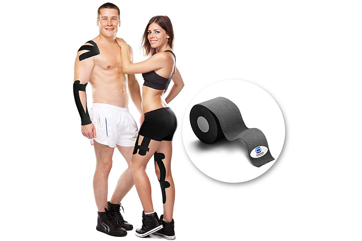 Best Kinesiology Tape, Therapeutic Muscle Support, Physix Gear Sport