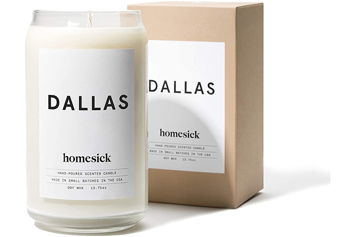 10 Best Homesick Candles That Make You Feel Connected In 2022   Dallas Homesick Scented Candle 