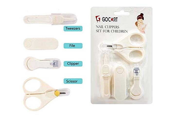 Gokart with G logo Newborn Babies Safety Nail Scissors