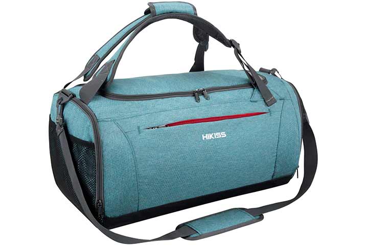 HIKISS Sports Gym Bag Waterproof Duffel Bag 45L
