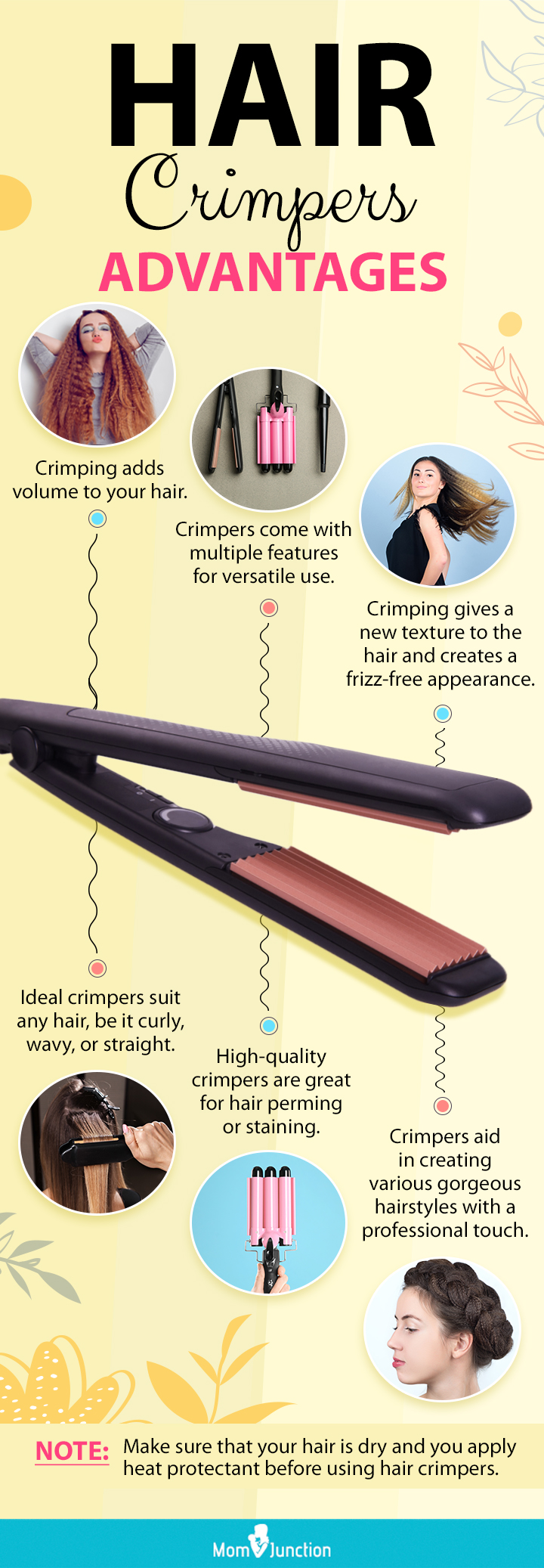 Infographic: Benefits Of Using Hair Crimpers