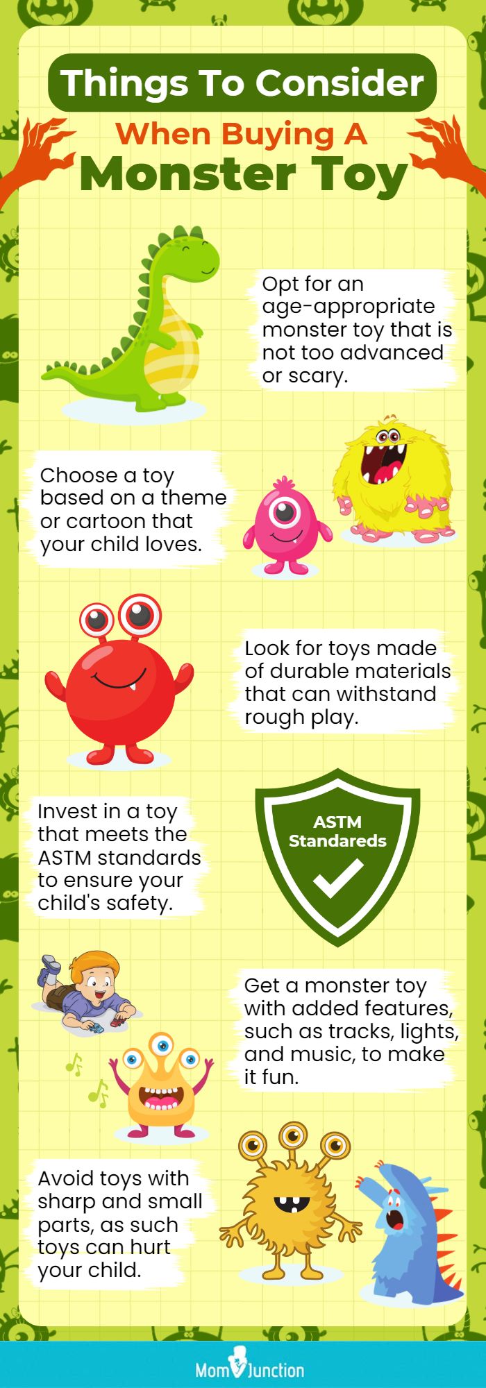 Things To Consider When Buying A Monster Toy