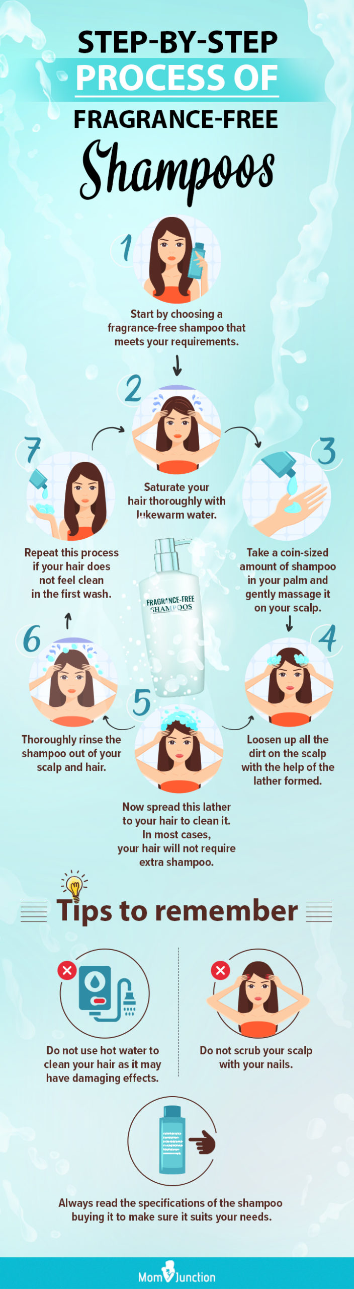 Infographic: How To Use Fragrance-Free Shampoos?