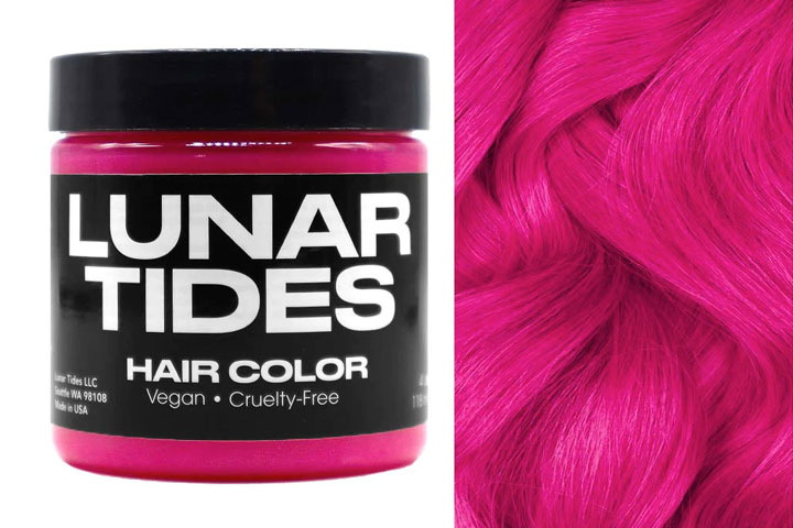 Lunar Tides Semi-Permanent Hair Color Fuchsia