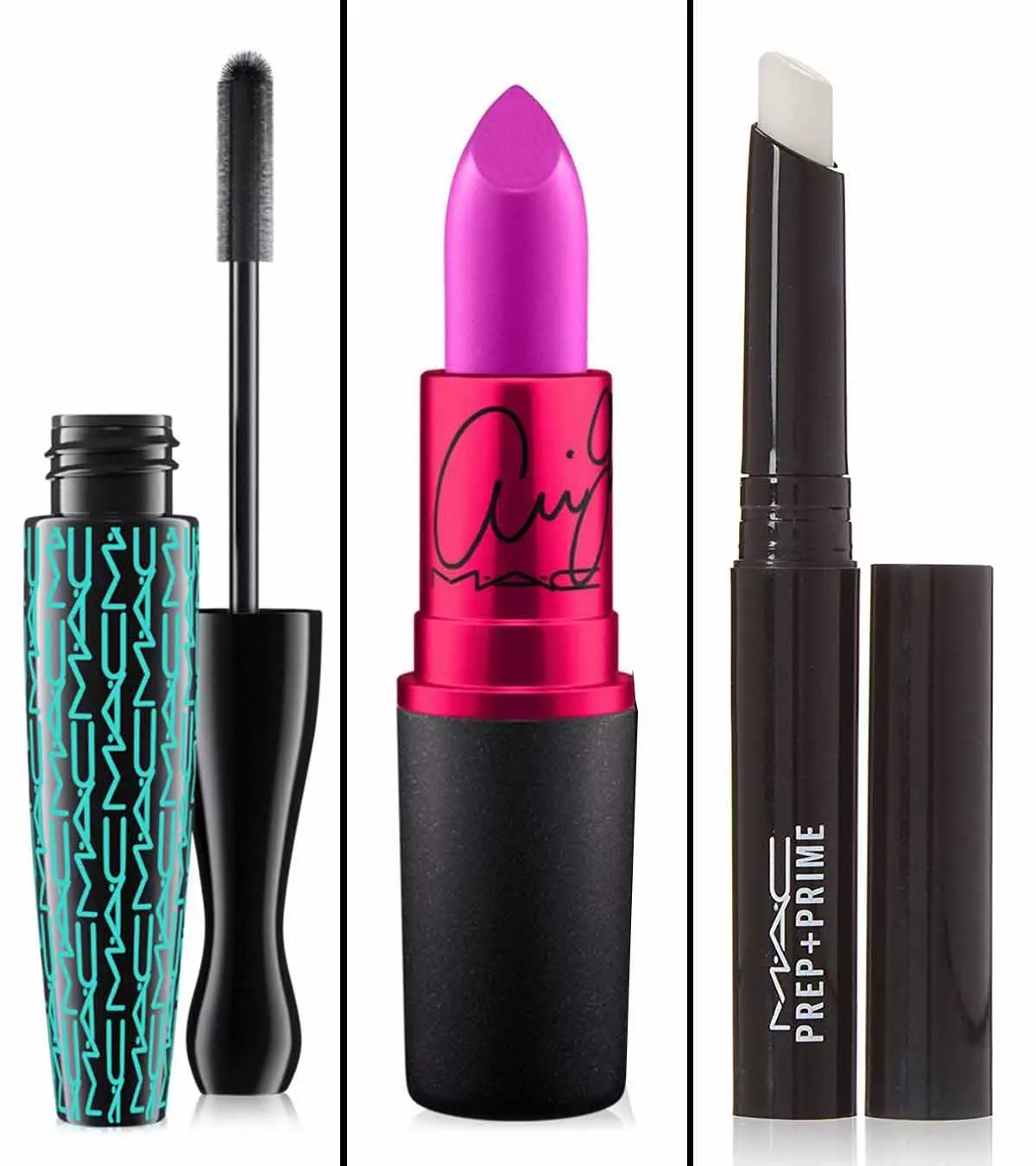 Lipstick, foundation, mascara – get ready with your favorite MAC products.