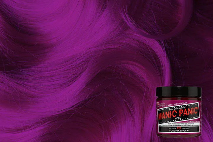 Manic Panic Semi-Permanent Hair Dye Color Fuchsia Shock