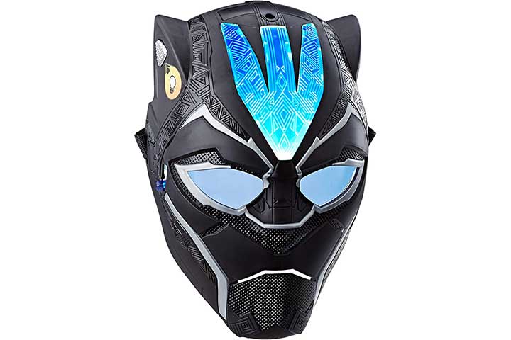 Marvel Black Panther Vibranium Power Fx Mask with Pulsating Light Effects