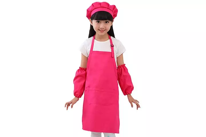 Nanxson Kids Apron And Chef Hat Set 