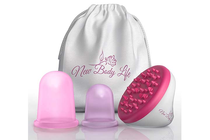 New Body Life Anti-Cellulite Cup With Cellulite Massager
