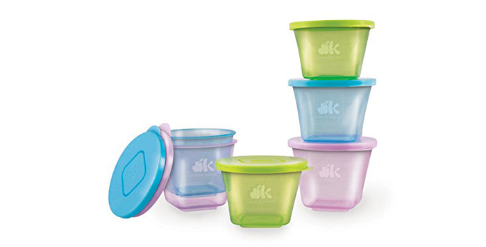 Toddler Elacra Baby Food Storage Freezer Containers Baby Weaning Snack Pots 