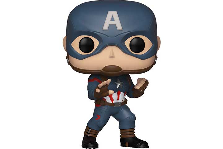 POP! Avengers End Game - Captain America in Full Uniform Pop Bobblehead Figure