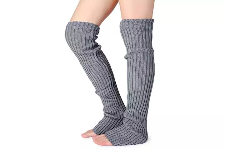 Pareberry Womens Over Knee High Footless Socks