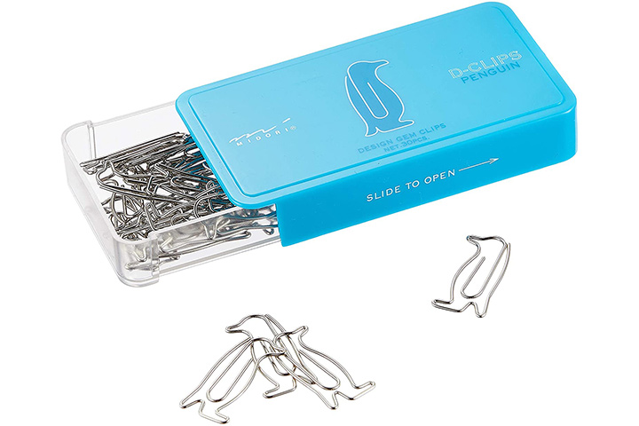 Penguin-shaped Paper Clips