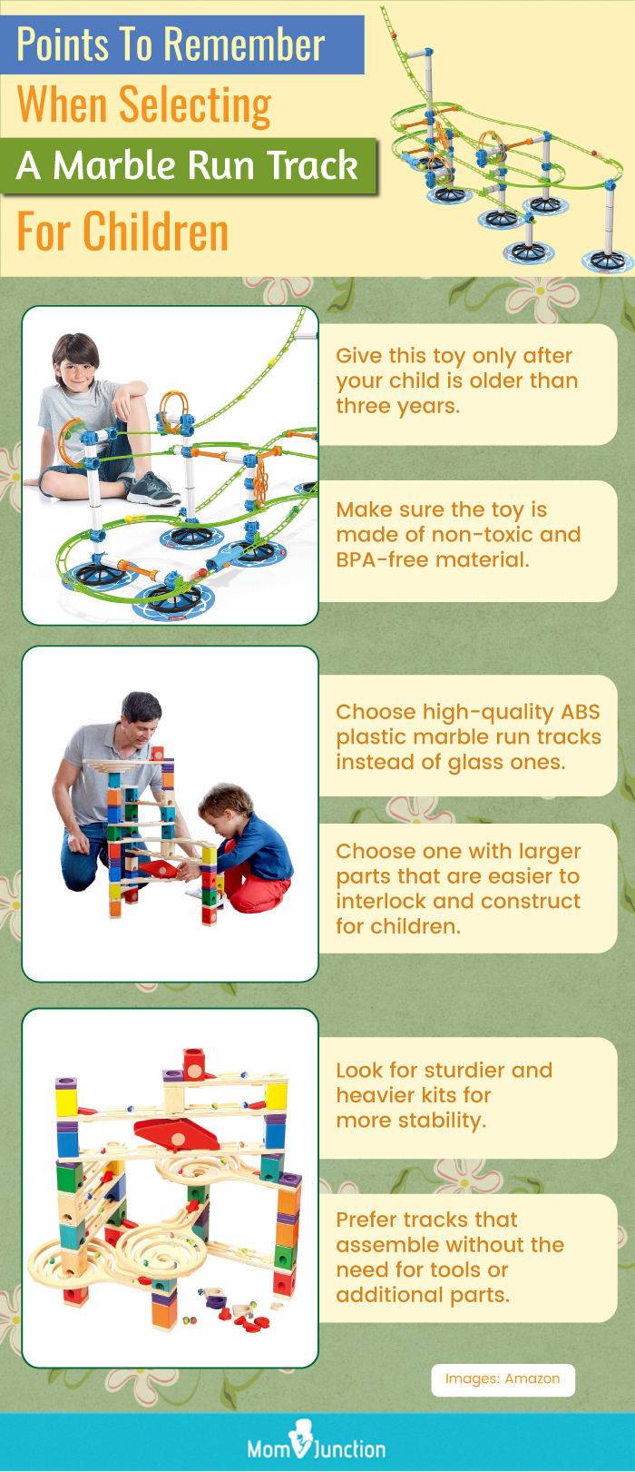 Points To Remember When Selecting A Marble Run Track For Children (infographic)