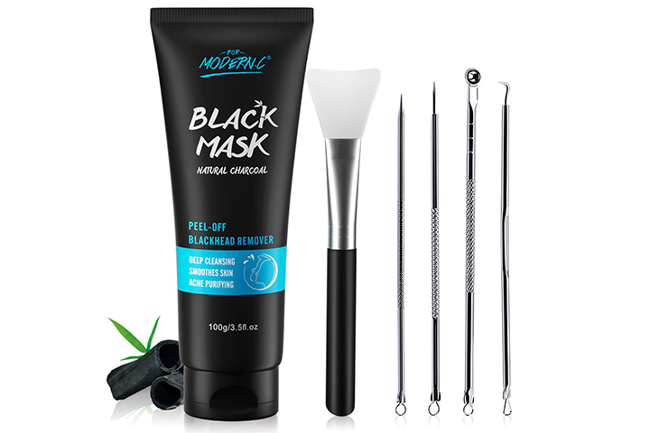 Pop Modern.C Black Mask Natural Charcoal Peel-Off Blackhead Remover