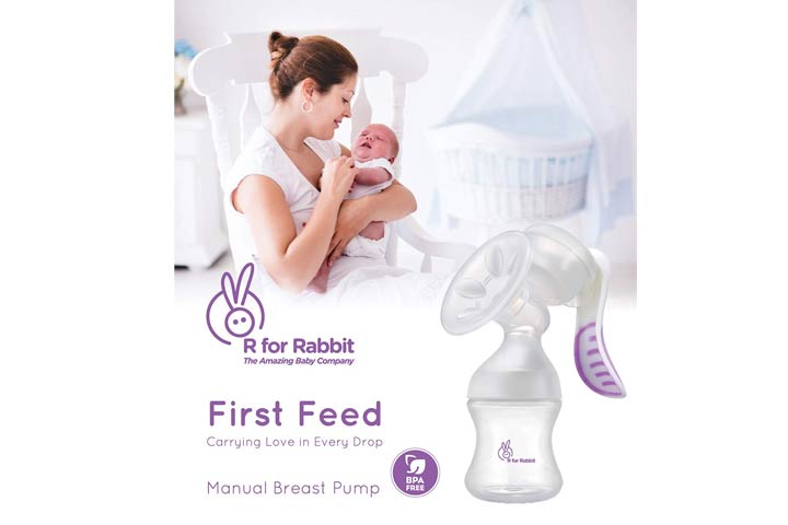 R for rabbit first feed manual breast pump