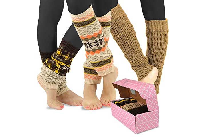 Womens Cozy Leg Warmers Leg Protection for Women 