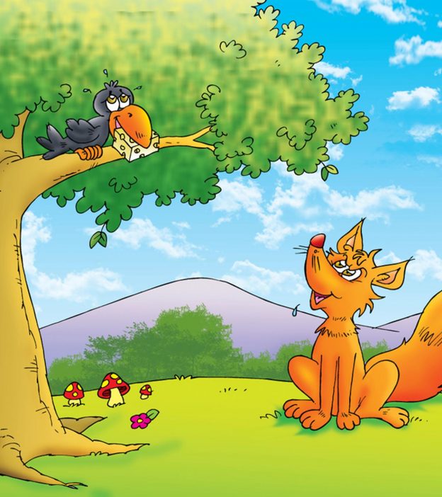 The Fox And The Crow Story For Kids In English With Moral