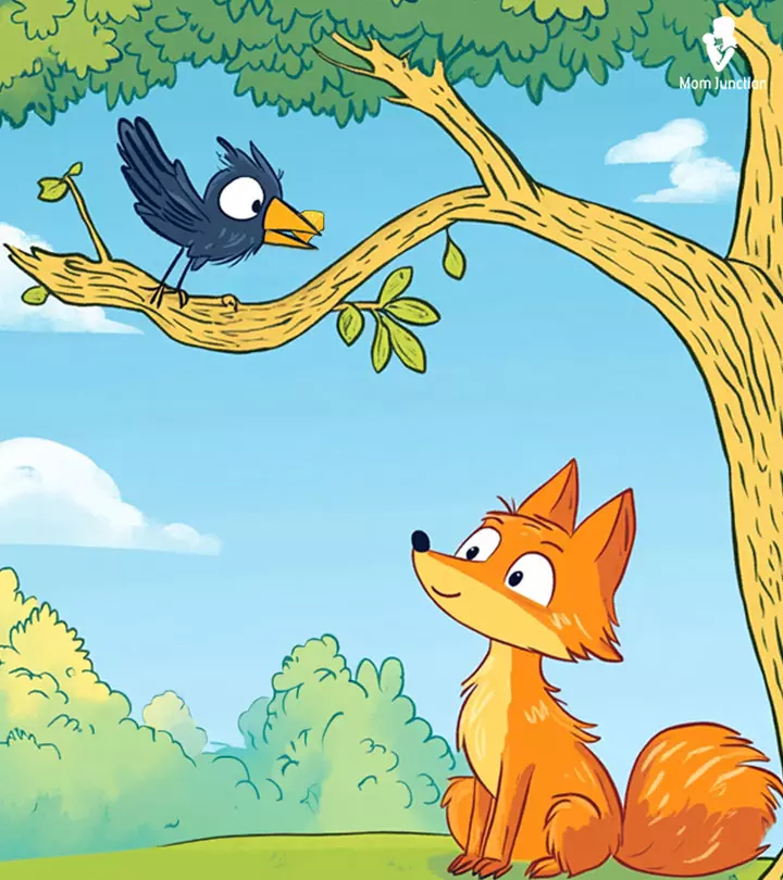 The-Fox-And-The-Crow-Story-For-Kids