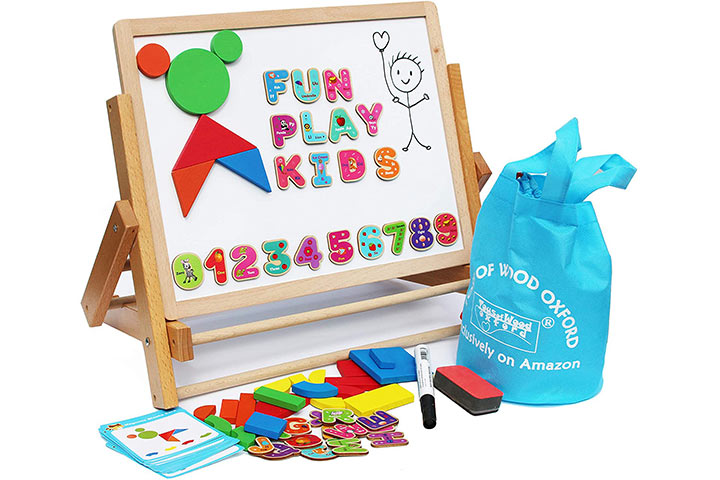 Toys Of Wood Oxford Wooden Easel For Children