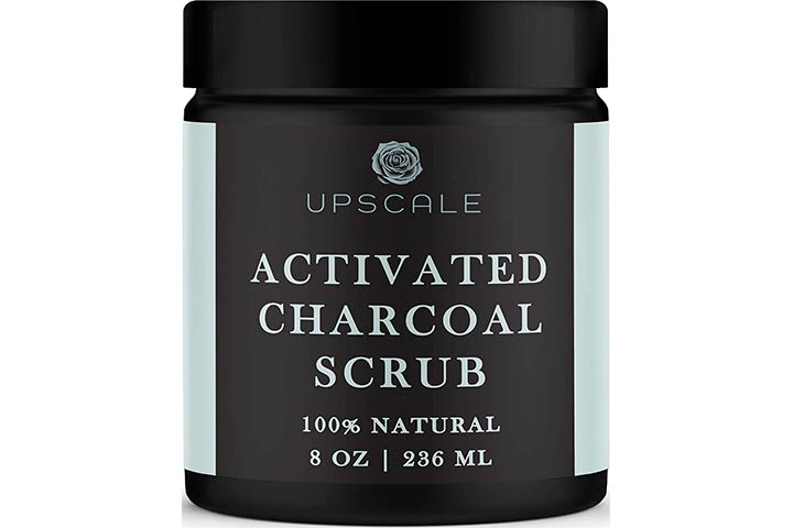 UpScale Activated Charcoal Face and Body Scrub