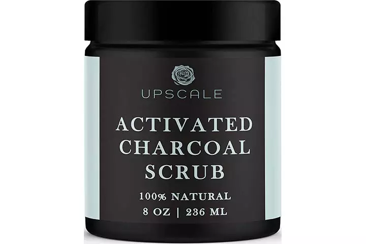 UpScale Activated Charcoal Face and Body Scrub