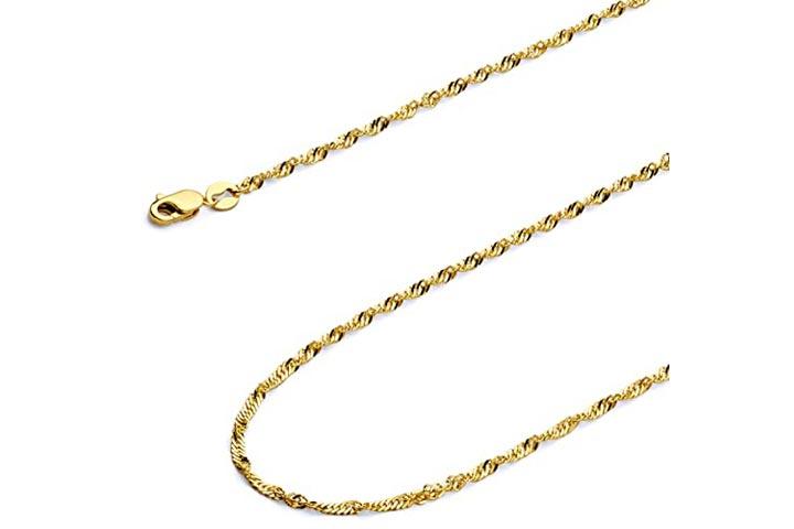 10 Best Gold Chain Link Necklaces In 