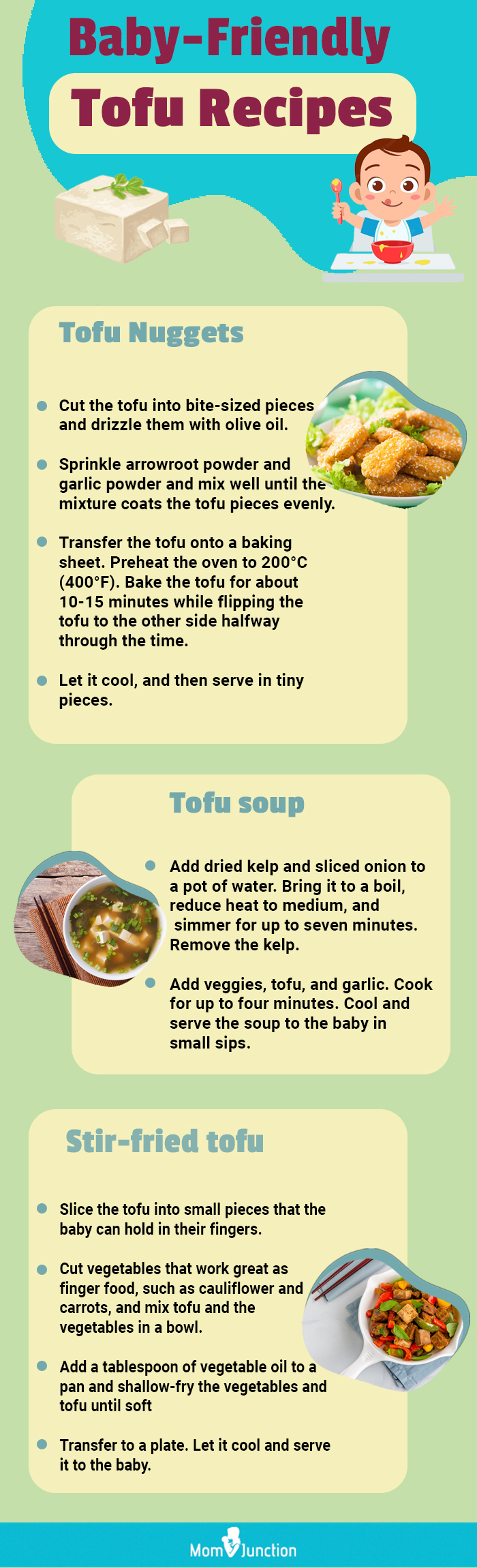 tofu recipes for babies (infographic)