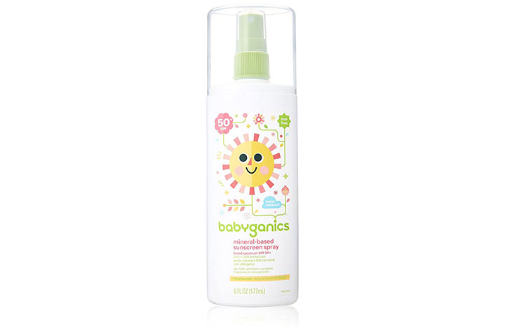 BabyGenix Mineral Based Sunscreen Spray - SPF 50+ Fragrance Free