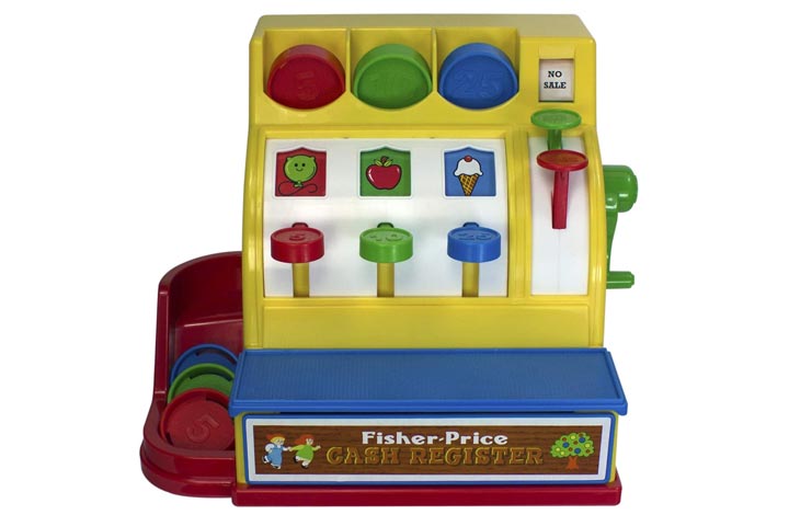 Basic Fun Fisher-Price Retro Cash Register