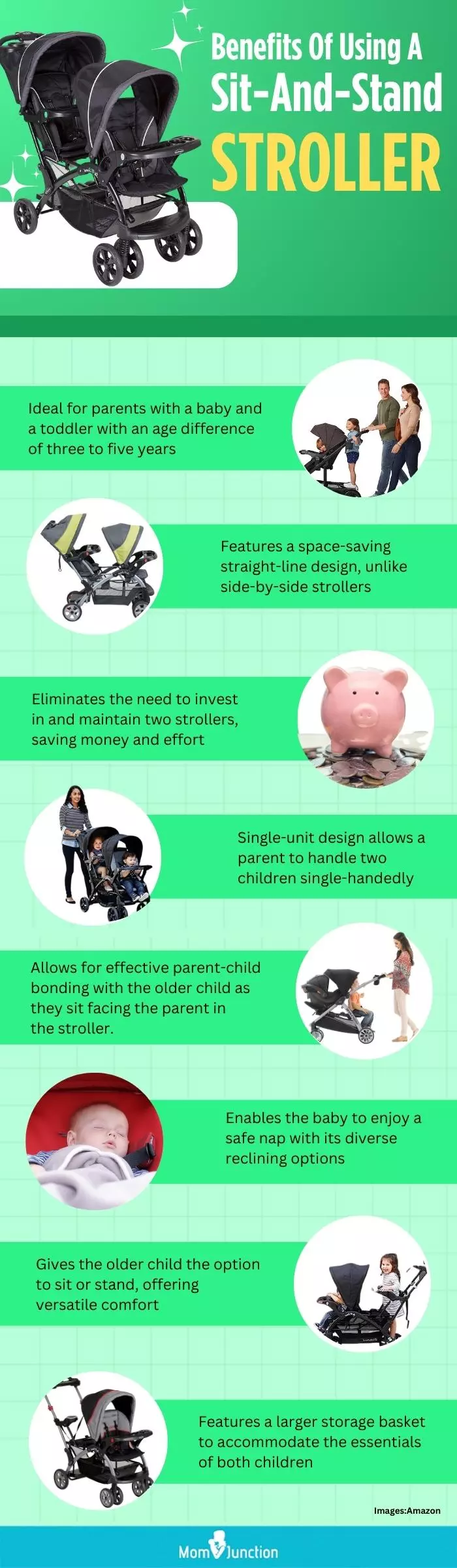 Benefits Of Using A Sit-And-Stand Stroller (infographic)