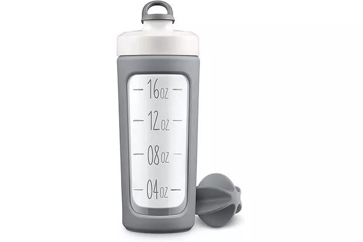 Ello Splendid Glass Shaker Bottle 