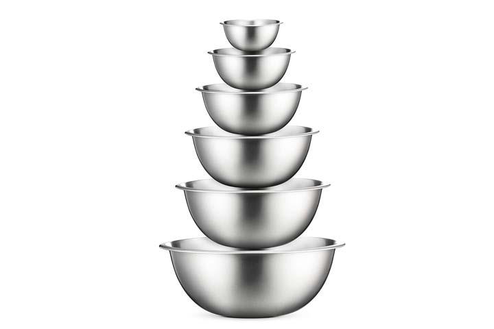 finedine stainless steel mixing bowls