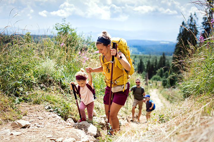 From hiking to strolling around your neighborhood, get some outdoor time. 