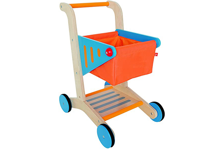 Hape Kids Wooden Shopping Cart