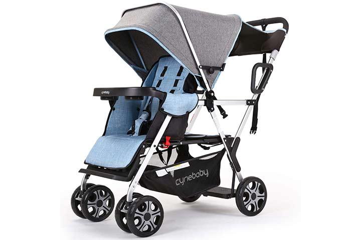 compact sit stand stroller