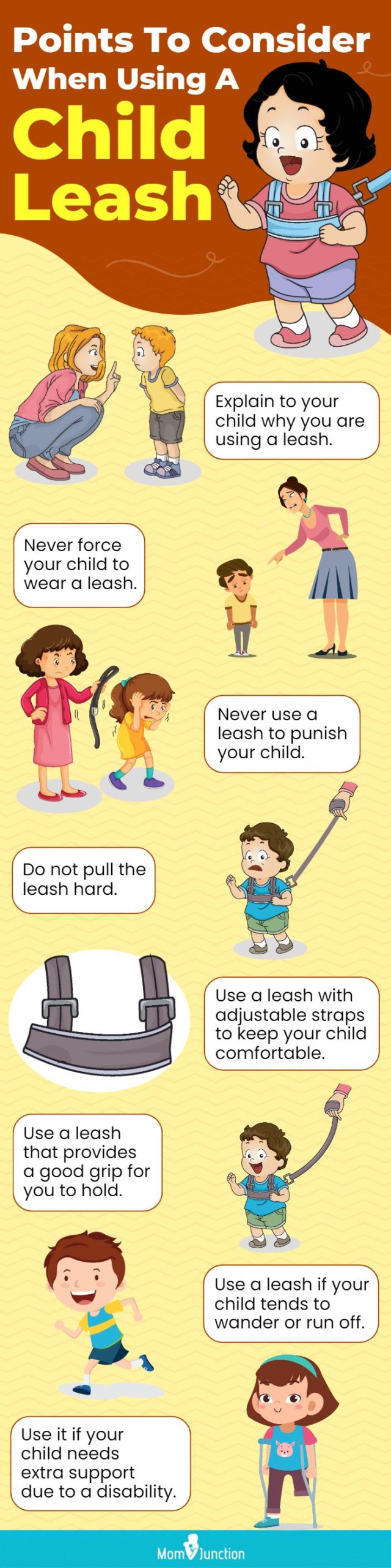 Points To Consider When Using A Child Leash (infographic)