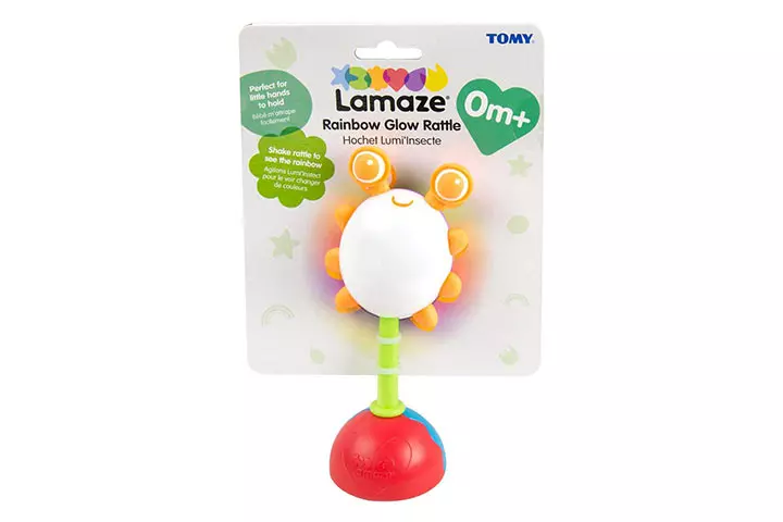 Lamaze Rainbow Glow Rattle 