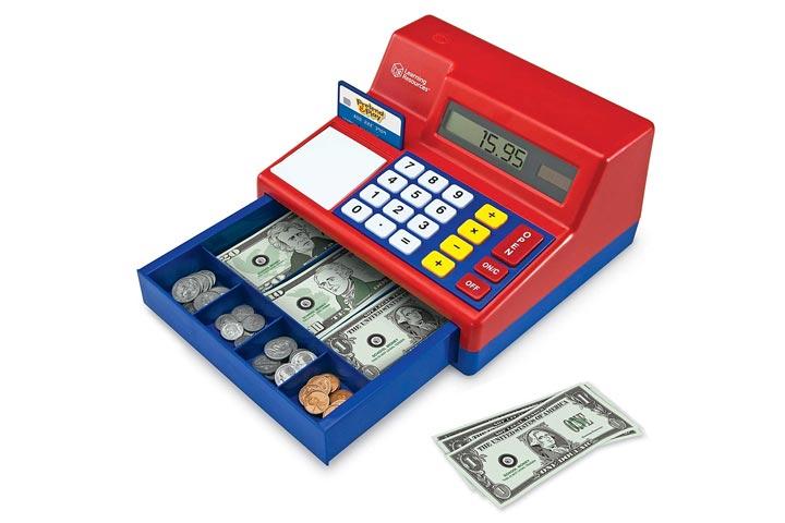 Learning Resources Pretend Play Calculator Cash Register