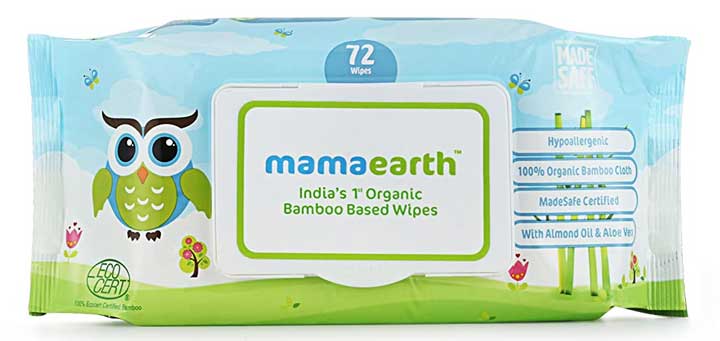 Mama Earth Organic Babu Based Baby Wipes